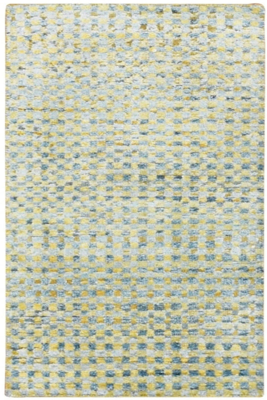 Lemon Yellow Modern Design Rug