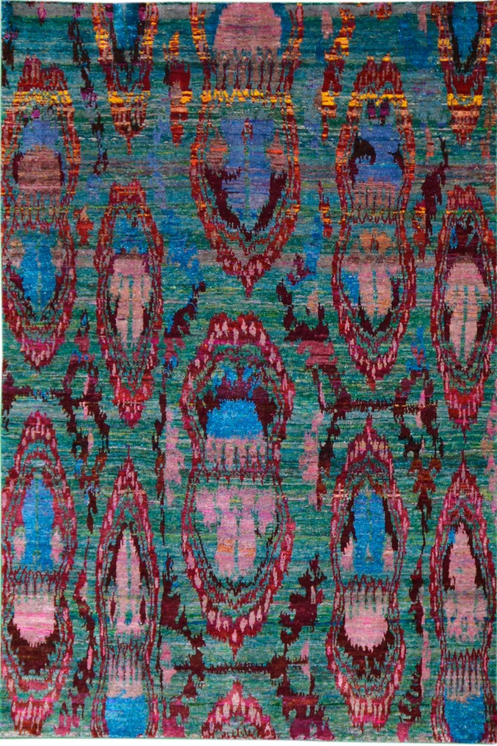 Medium Pile Saree Silk Rug