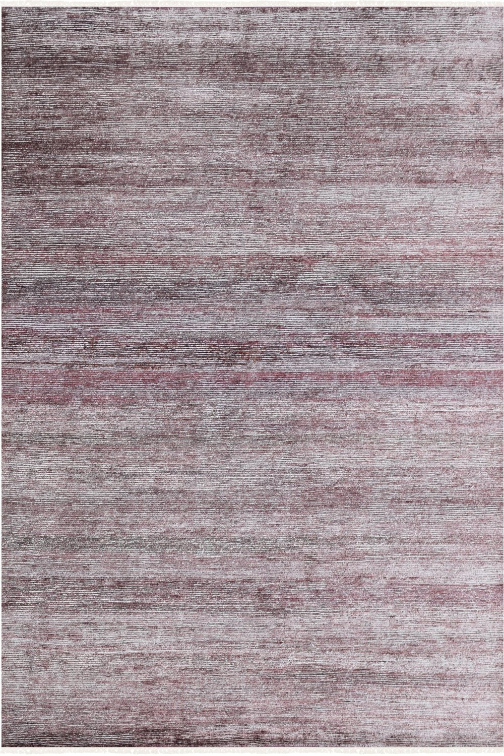 Hand Knotted Modern Area Rug in Brown