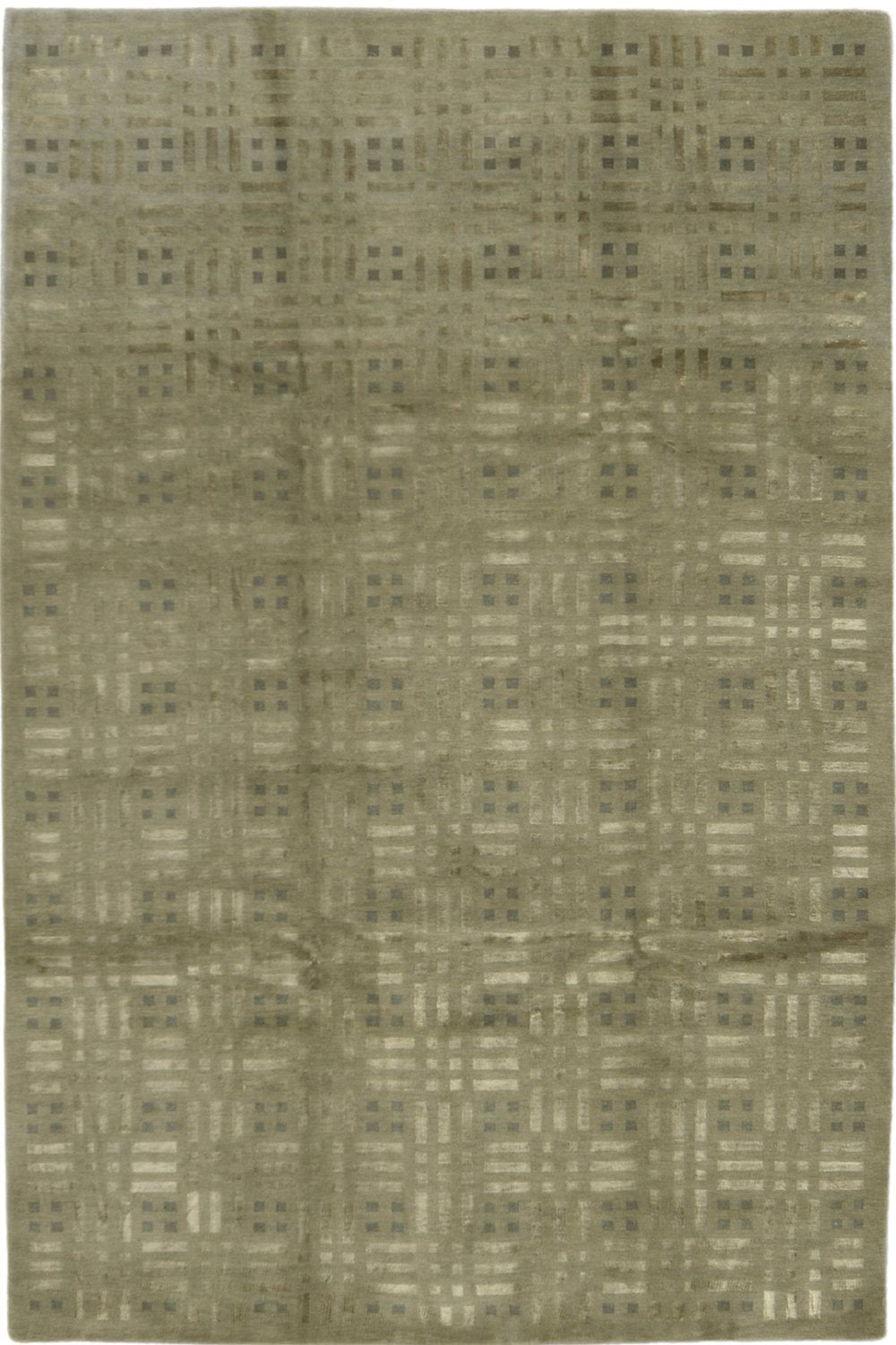 Tibetan Silk And Wool Rug