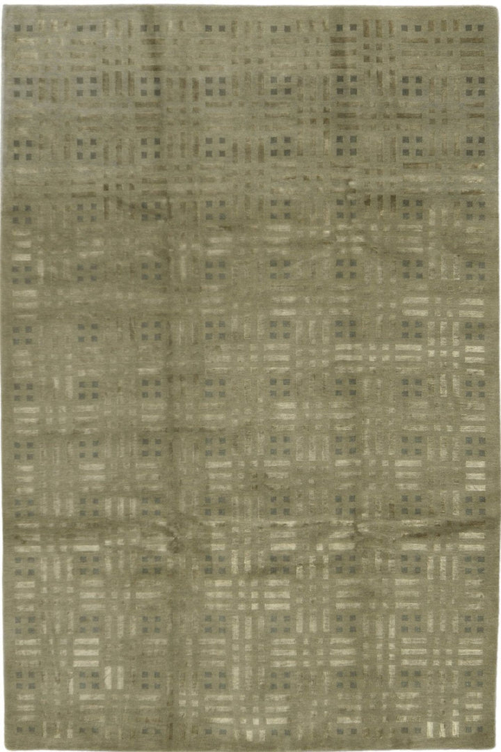 Tibetan Silk And Wool Rug