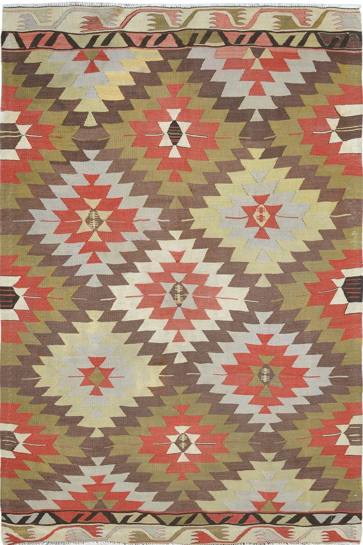 Antique Turkish Kilim Rug