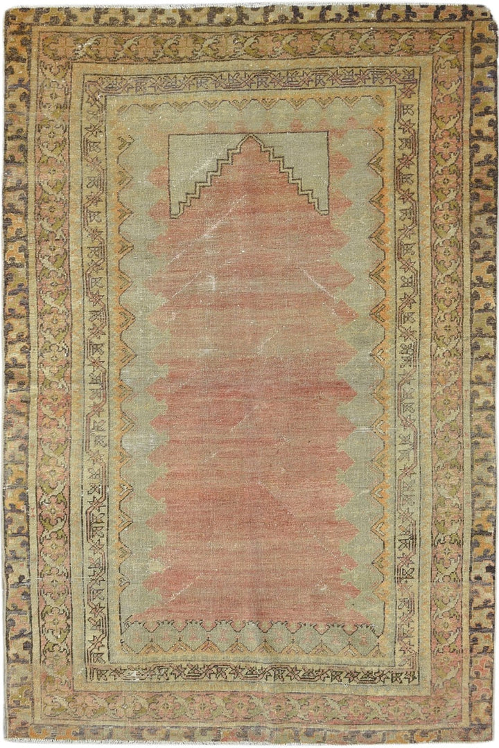 Antique Wool Turkish Prayer Rug