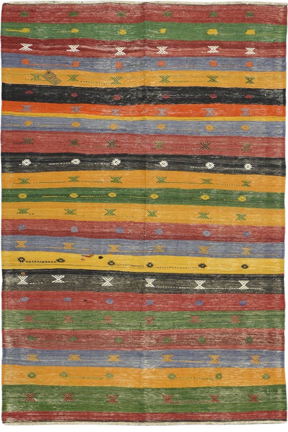 Handmade Antique Turkish Kilim Rug