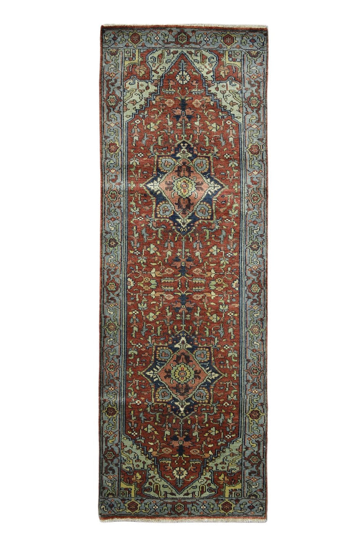 Handmade New Heriz Runner