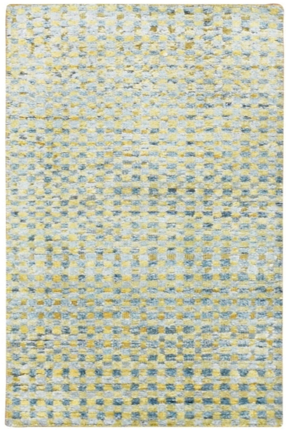 Lemon Yellow Modern Design Rug