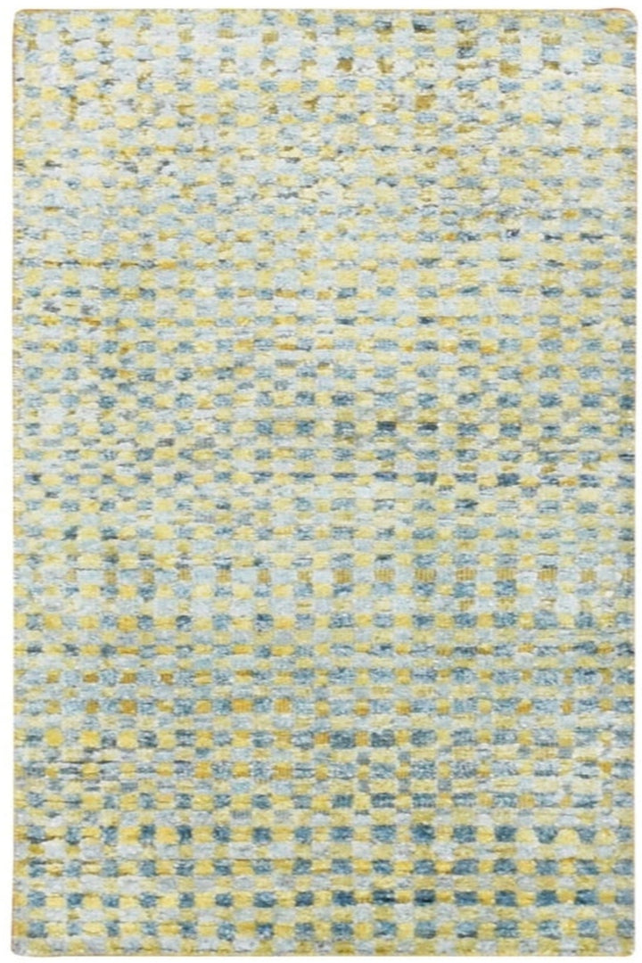 Lemon Yellow Modern Design Rug