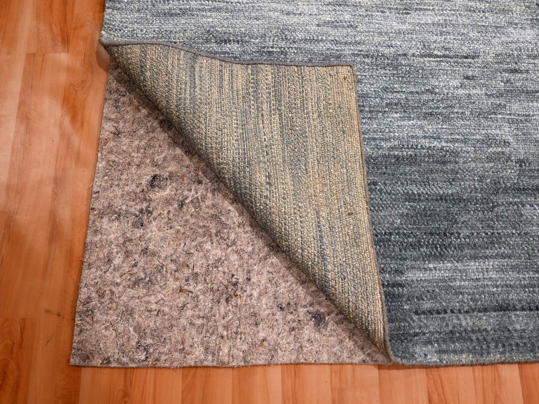 Hand-Knotted shades of gray rug