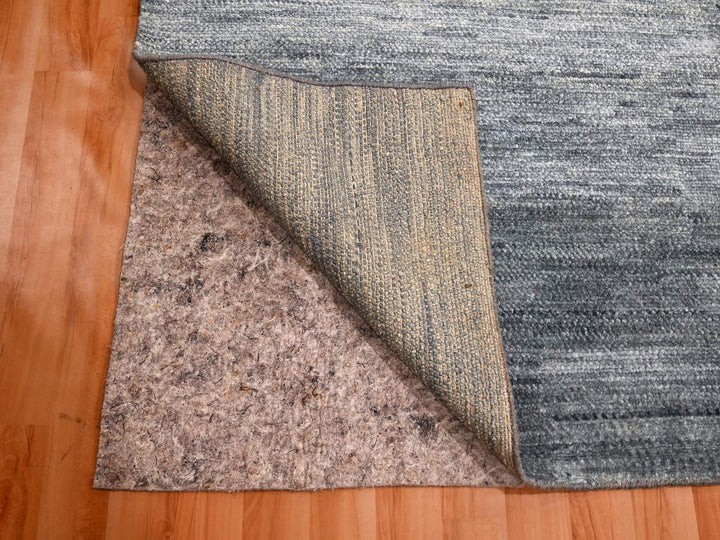 Hand-Knotted shades of gray rug