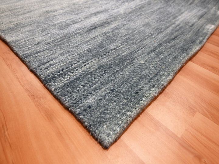 Hand-Knotted shades of gray rug