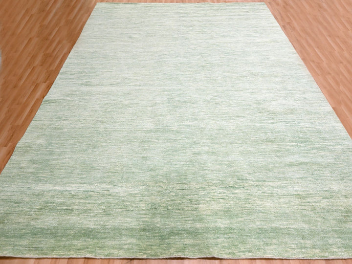 Hand-Knotted Modern Plain Rug