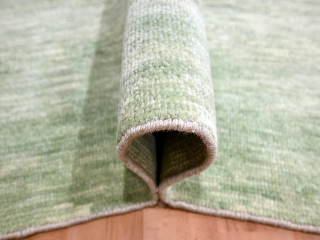 Hand-Knotted Modern Plain Rug