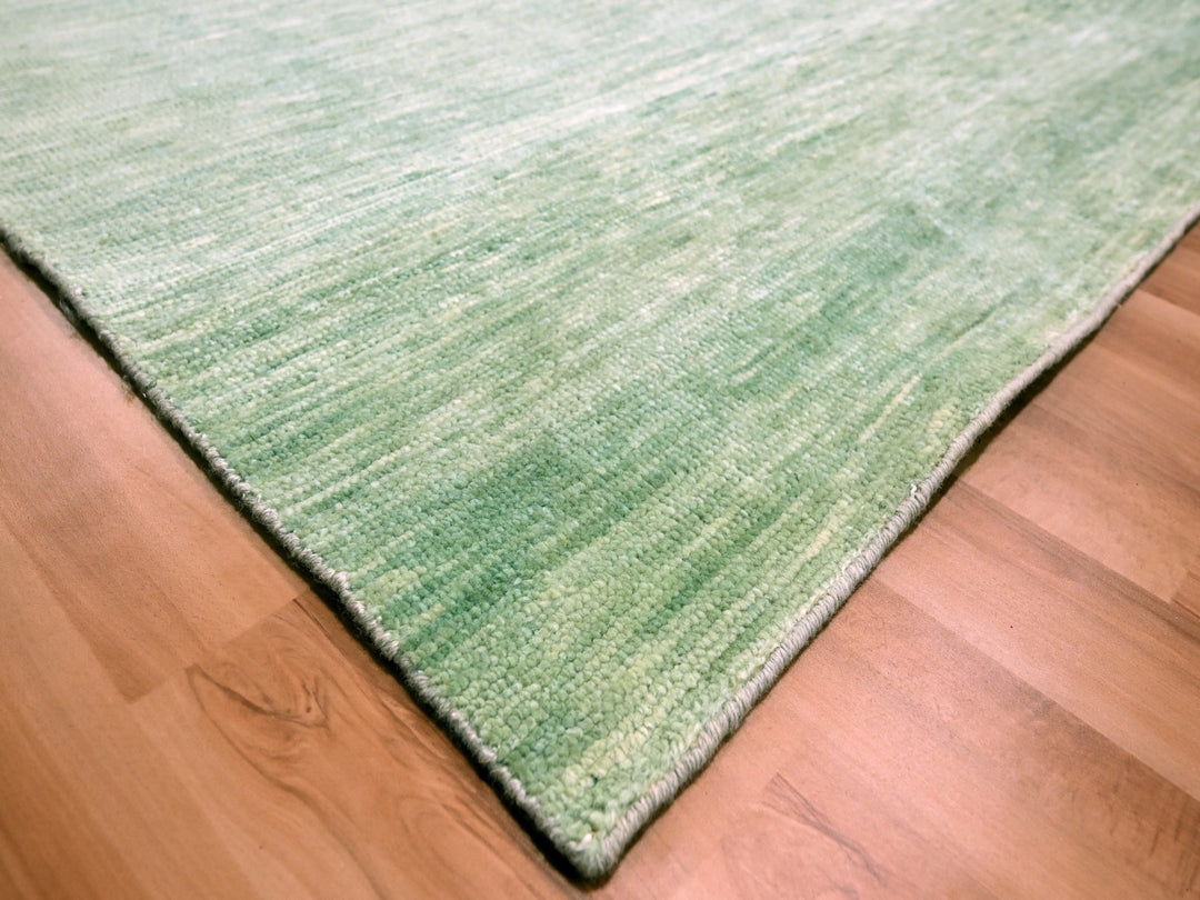 Hand-Knotted Modern Plain Rug