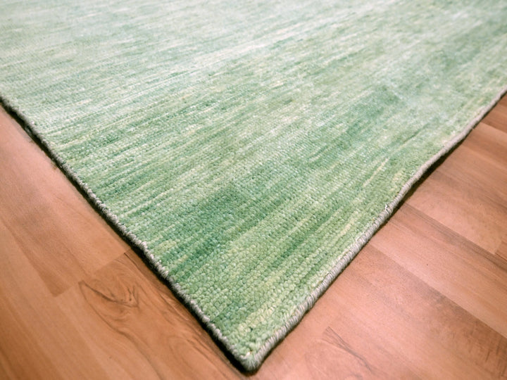 Hand-Knotted Modern Plain Rug