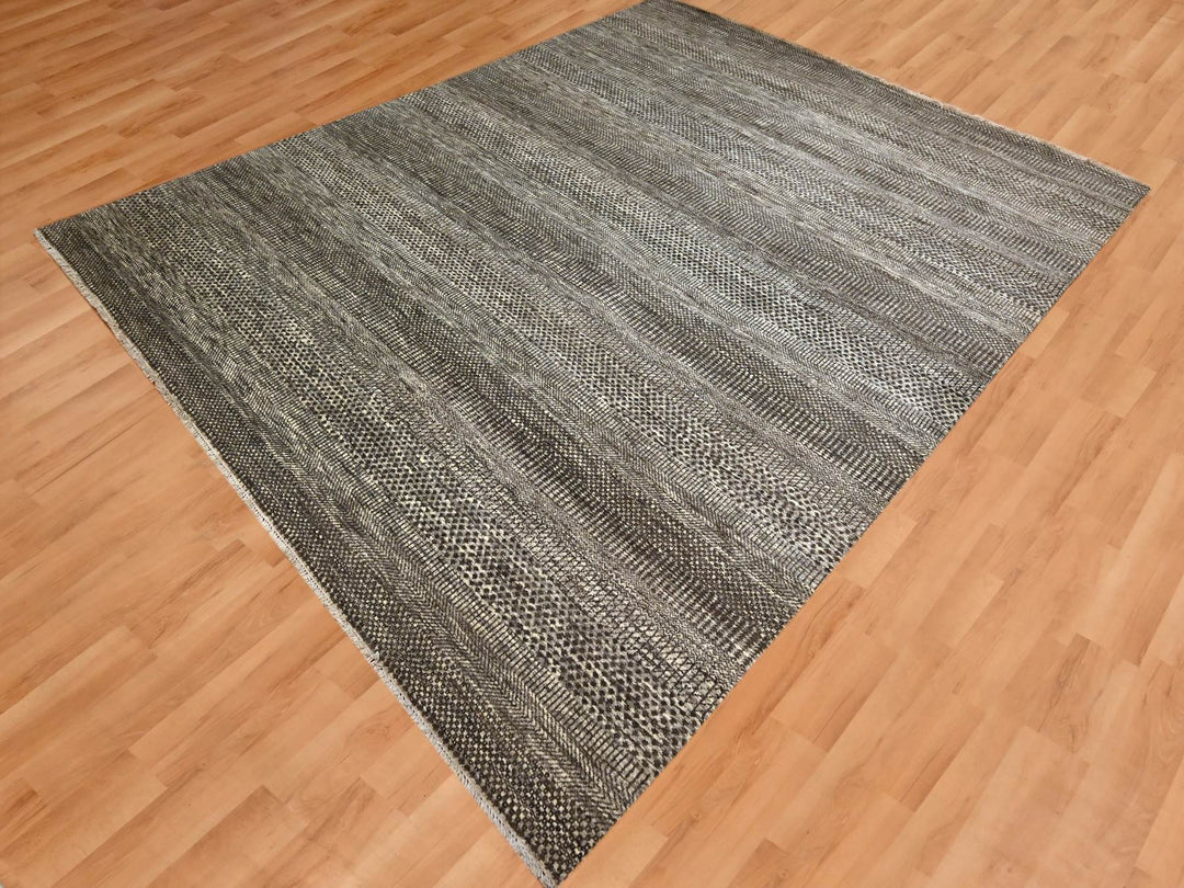 Hand-Knotted Mocha Brown Oriental rug