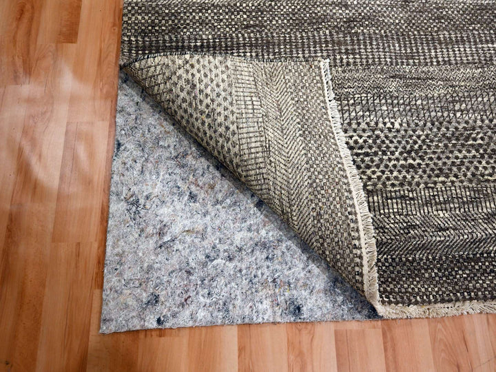 Hand-Knotted Mocha Brown Oriental rug