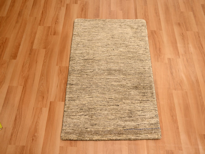 Peanut Brown Plain Solid Design Rug