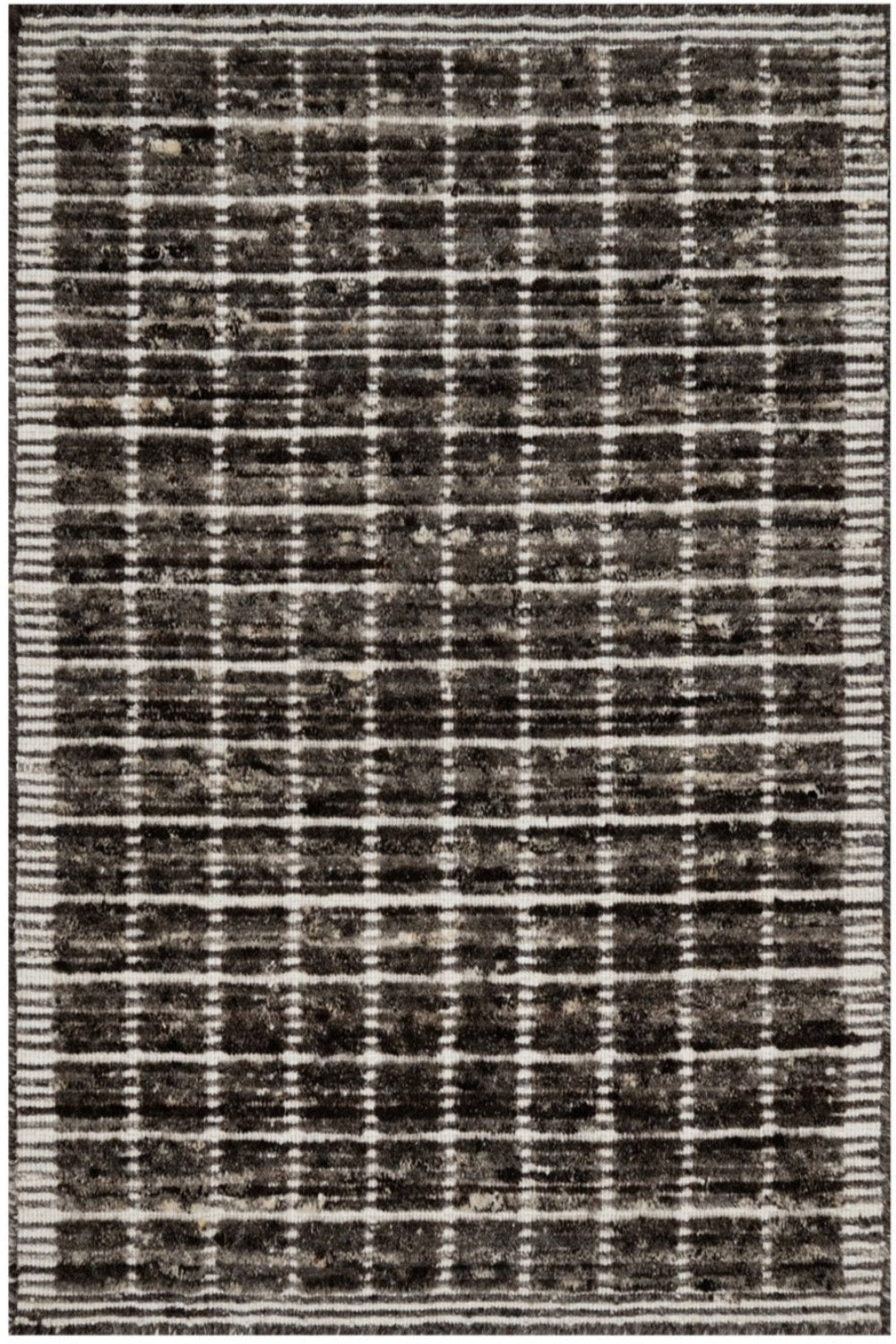 Shades of Brown Modern Plain Decor Box Design Rug