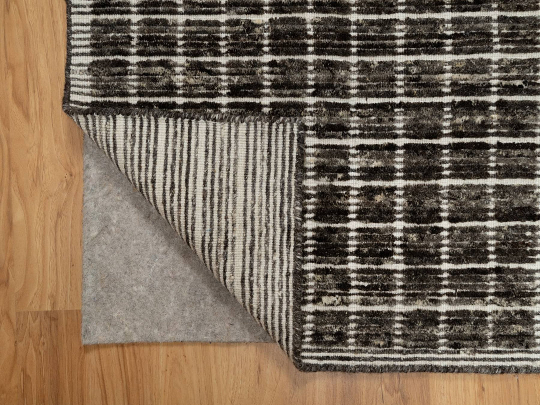 Shades of Brown Modern Plain Decor Box Design Rug