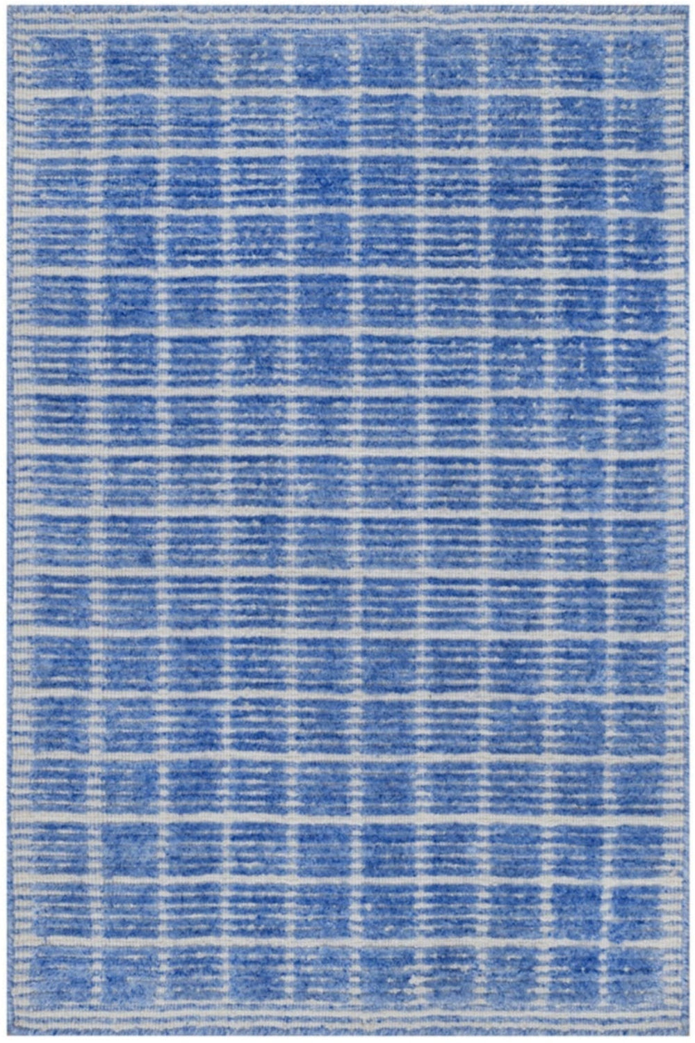 Imperial Blue Modern Plain Rug
