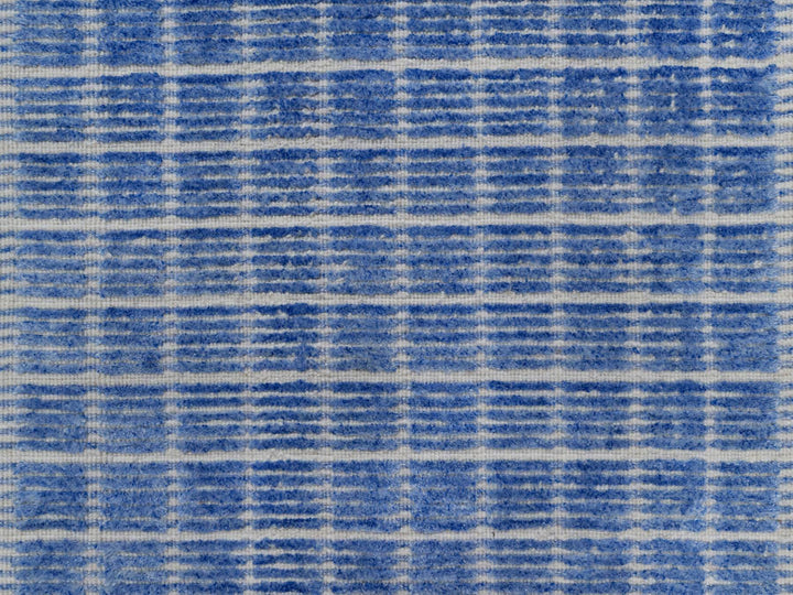 Imperial Blue Modern Plain Rug