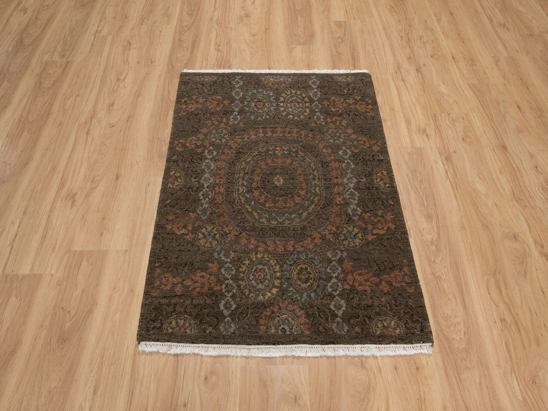 Himalayan Wool Chocolate Brown Rug