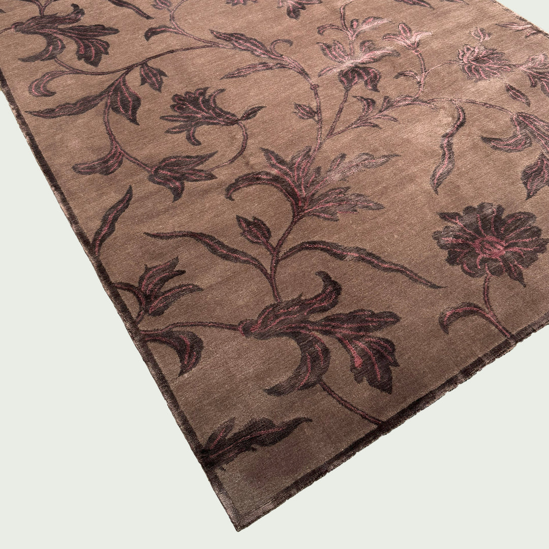 Tibetan Silk And Wool Rug
