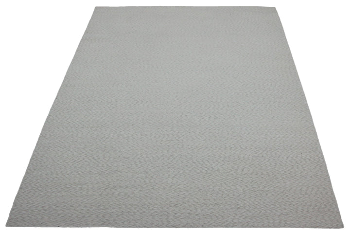Hand Woven Neutral Jute Area Rug in White
