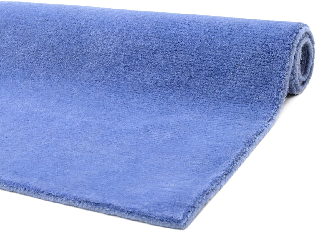 Placid Blue area rug close angled view