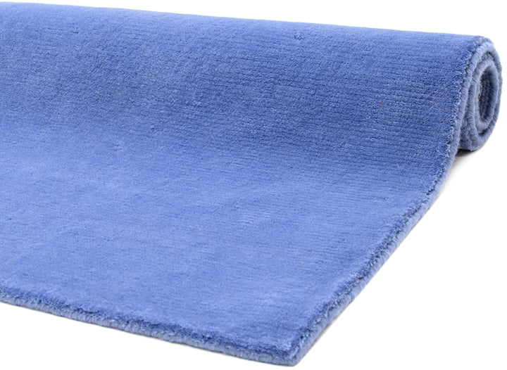 Placid Blue area rug close angled view