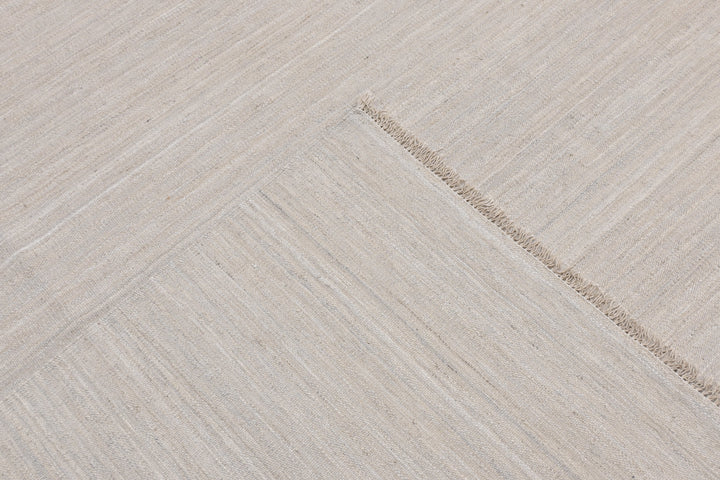 Hand Knotted Afghani Kilim Rug in neutral 