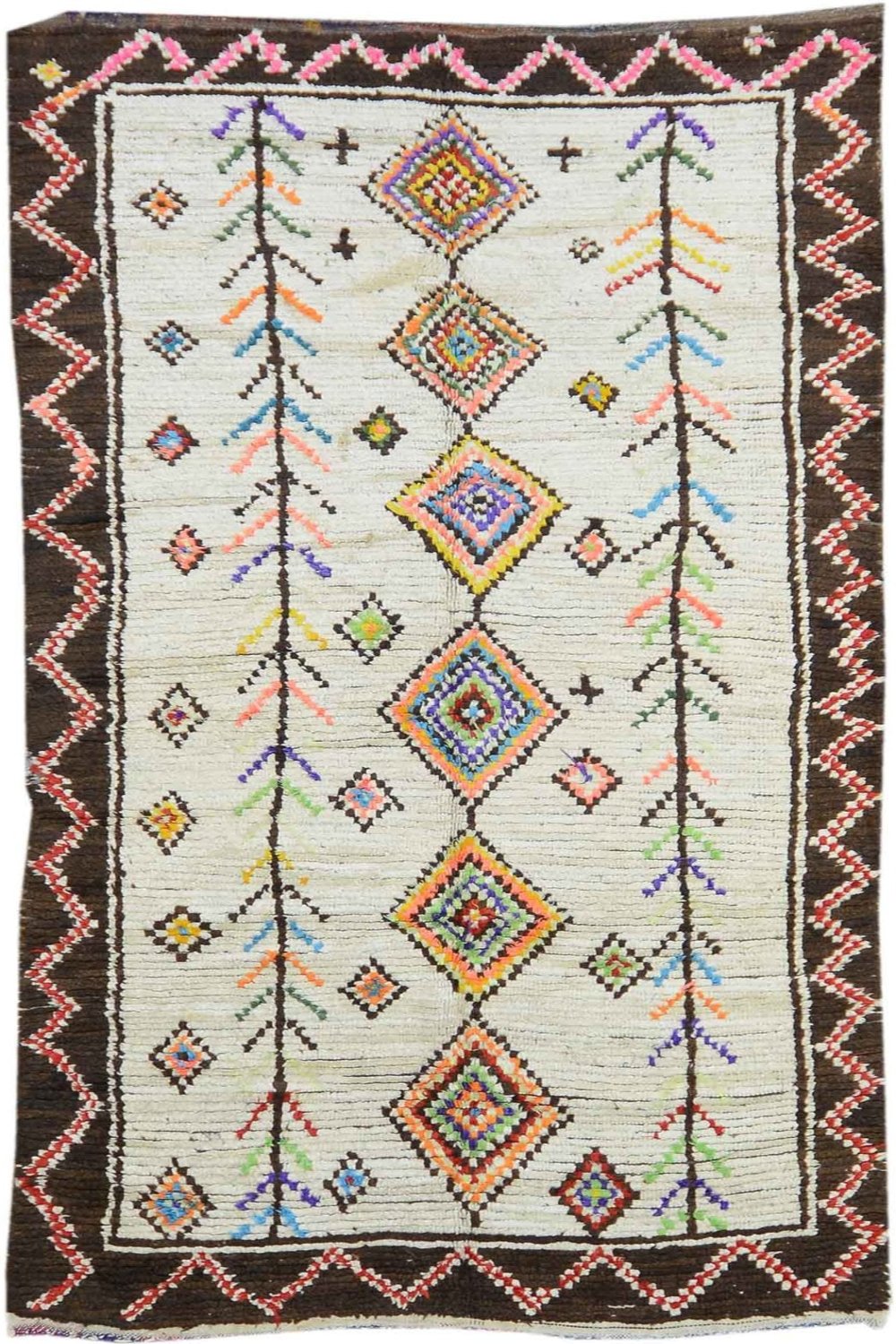 Vintage Moroccan Shag Rug 